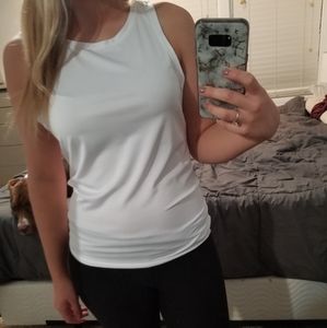 💛 White Open Back Tank